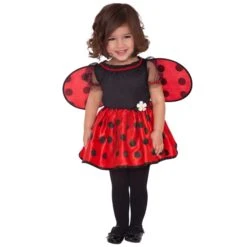 AMSCAN Little Ladybug Dress Costume - Age 2/3 Years