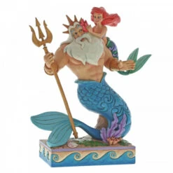 Disney’s Ariel & King Triton - Daddy’s Little Princess - 4059730 -Toy Store disney traditions disney ariel king triton daddys 4