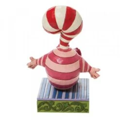 Disney - Cheshire Cat Candy Cane Cheer Figurine -Toy Store disney traditions disney cheshire cat candy cane c 3
