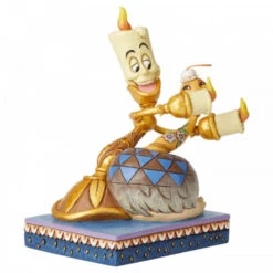 Lumiere And Feather Duster - Romance By Candlelight -Toy Store disney traditions disney lumiere and feather duste 2