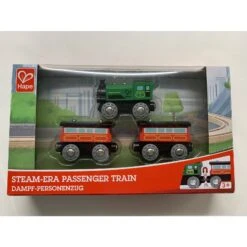 Hape Steam-Era Passenger Train -Toy Store hape steam era passenger train 3