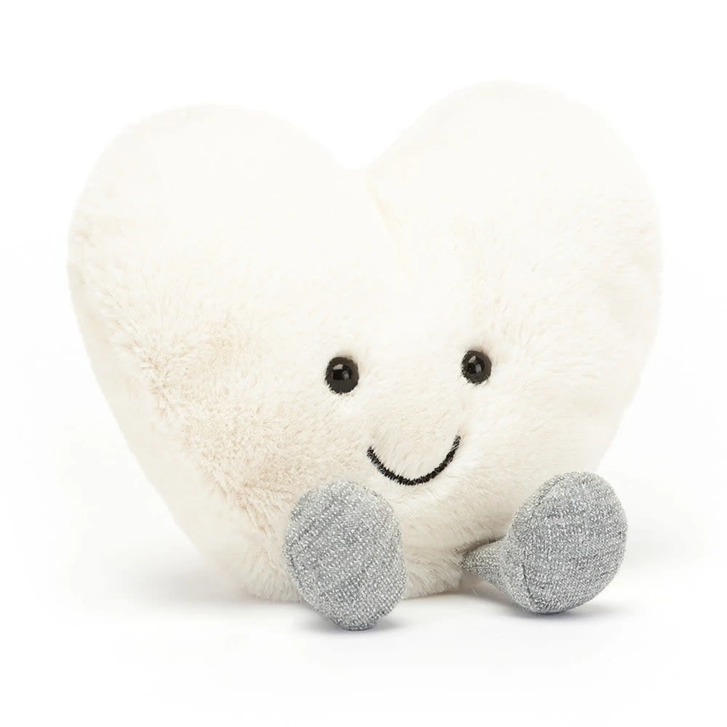 Jellycat - Amuseable Cream Heart Small 1 Jellycat - Amuseable Cream Heart Small