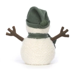 Jellycat - Maddy Snowman Large - Green 5 Jellycat - Maddy Snowman Large - Green -Toy Store jellycat festive jellycat maddy snowman large gree 2