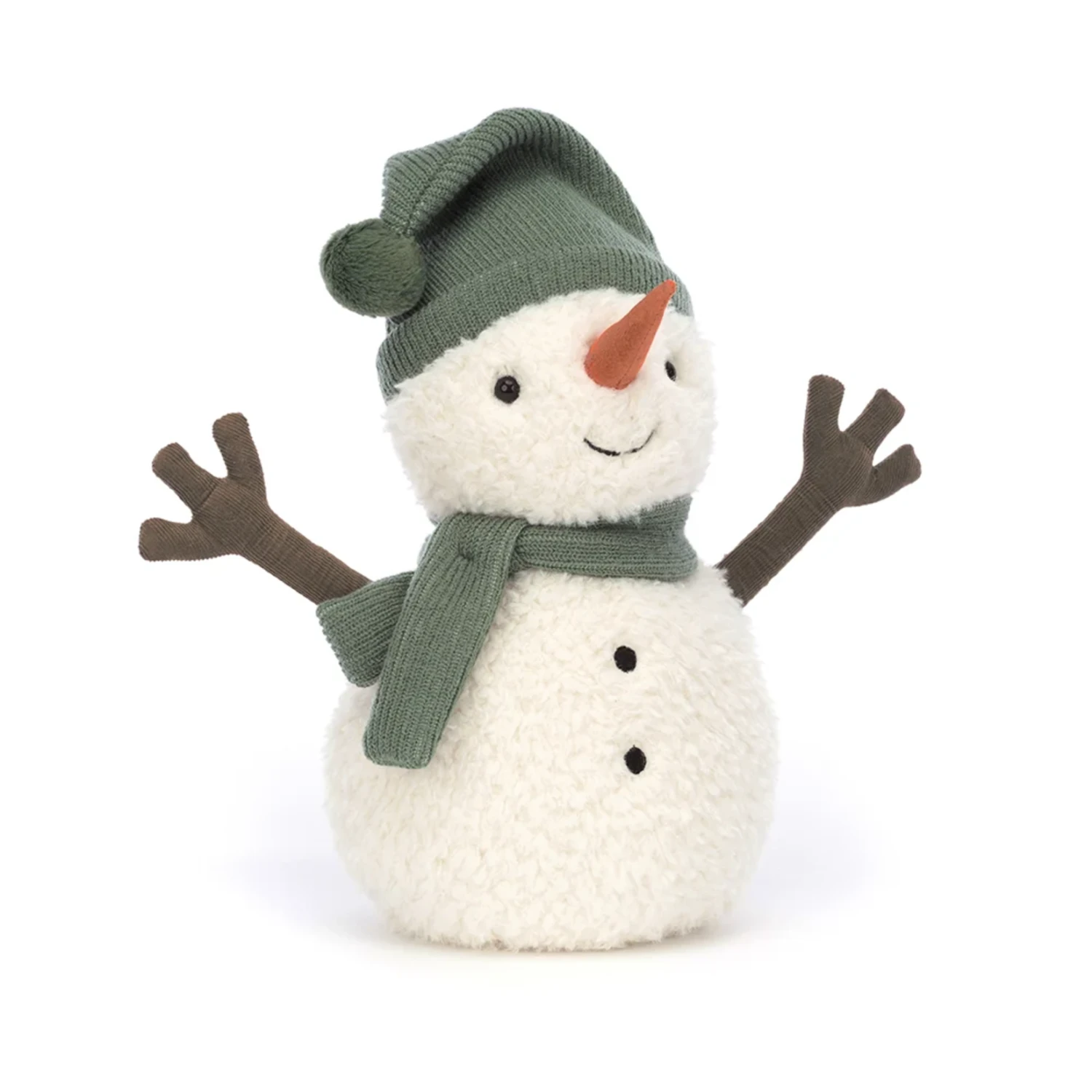 Jellycat - Maddy Snowman Large - Green 1 Jellycat - Maddy Snowman Large - Green