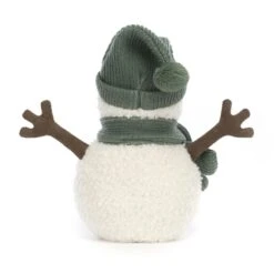 Jellycat - Maddy Snowman Small - Green -Toy Store jellycat festive jellycat maddy snowman small gree 2
