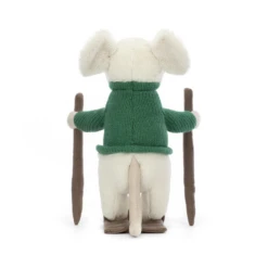 Jellycat - Merry Mouse Skiing -Toy Store jellycat festive jellycat merry mouse skiing 2