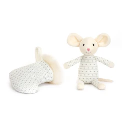 Jellycat - Shimmer Stocking Mouse -Toy Store jellycat festive jellycat shimmer stocking mouse 4