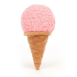Jellycat - Irresistible Strawberry Ice Cream -Toy Store jellycat fresh foodie jellycat irresistible strawb 2