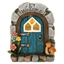 Fairy Glade Solar Rock Door - Lg