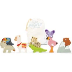 Andes Stacking Animal Tower & Bag -Toy Store petilou andes stacking animal tower bag 2