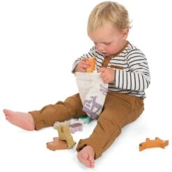 Forest Stacker Tower & Bag -Toy Store petilou forest stacking animal tower bag 7