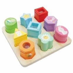 Wooden Sensory Shapes Petilou -Toy Store petilou wooden sensory shapes petilou 2